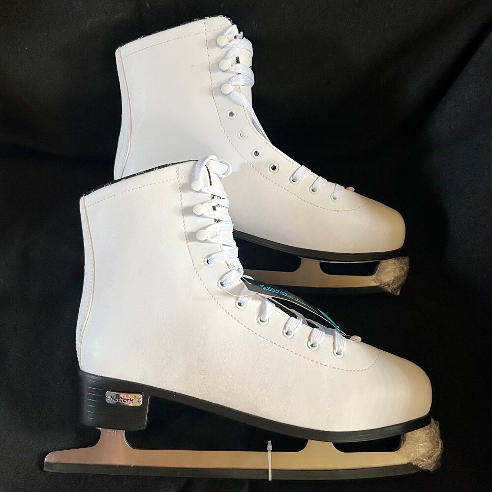 Brand New Nattork Brand Womens Ice Skates w/ Coolmax Size 11